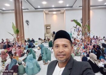 Pengurus Masjid Darussalam Wailola SBT Peringati Maulid Nabi Muhammad 1447 H
