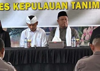 Polres Kepulauan Tanimbar Gelar Doa Bersama Lintas Agama HUT Intelkam ke-80