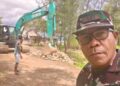 TNI-AD Kebut Pembangunan Jembatan Garuda di Desa Englas SBT