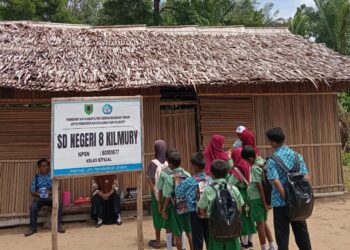 Kelas Gaba-Gaba SDN 8 Kilmury Viral Sampai Istana Presiden, Kadis Pendidikan Masih Bungkam